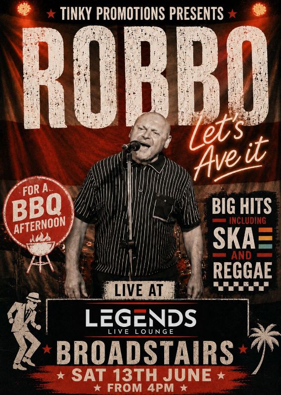Robbo at Legends Live Lounge