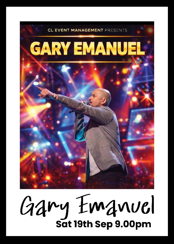 Gary Emanuel at Legends Live Lounge