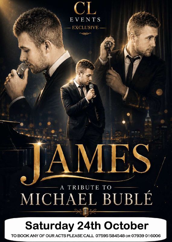 James, A Tribute to Michael Bublé at Legends Live Lounge