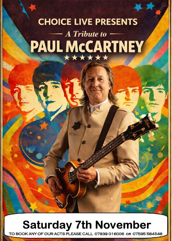 Tribute to Paul McCartney at Legends Live Lounge